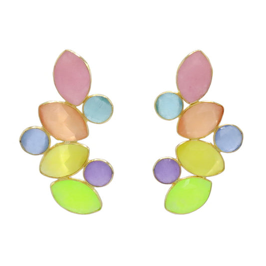 Pendientes Hali Pulido Multicolor Sweet