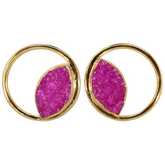 Pendientes Hera Fucsia mo