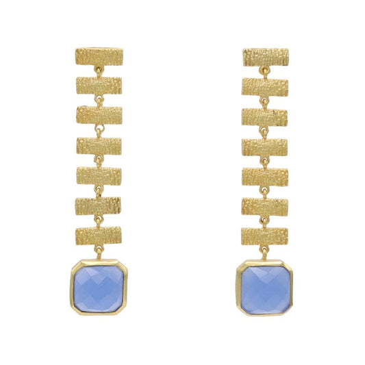 Pendientes Hiraya Azul