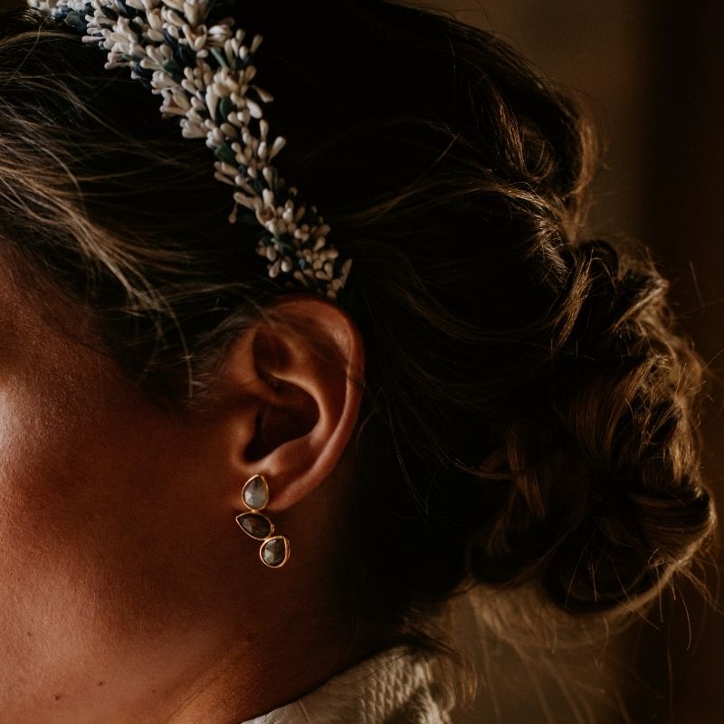 Pendientes Judit Iconic Labradorita