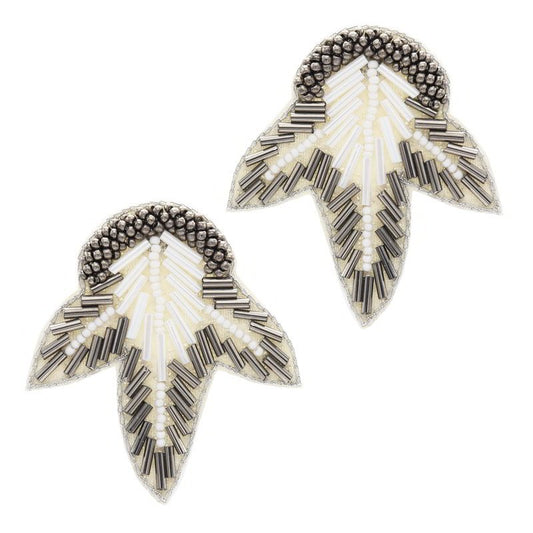 Pendientes Khadi Blanco