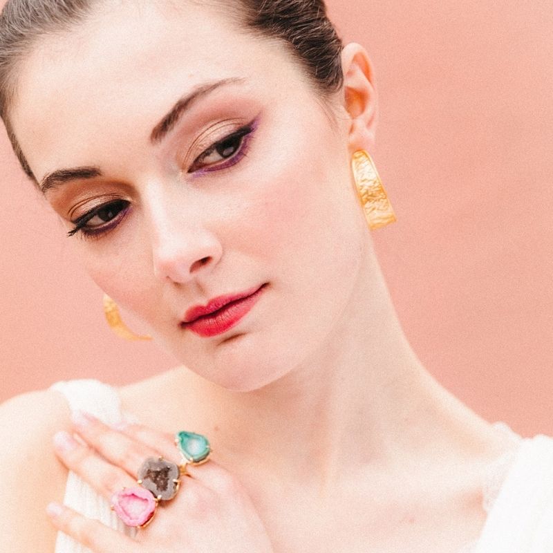 Anillo Geoda Marrón