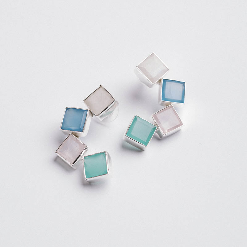 Pendientes Kioto Ed. Limitada Plata Pulido Calm