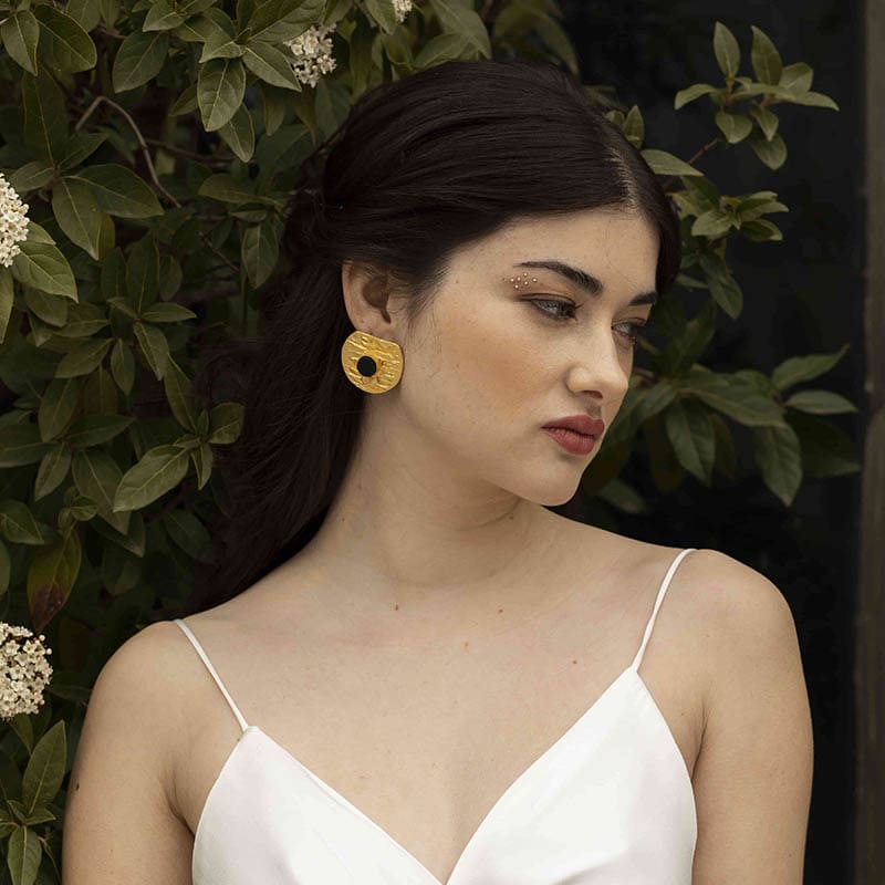 Pendientes Kreis Negro