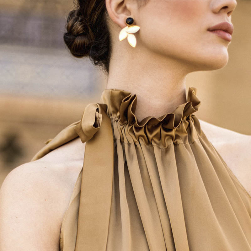 Pendientes Lino Ed. Limitada Rough Plata Morado Amatista