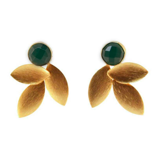 Pendientes Lino Verde