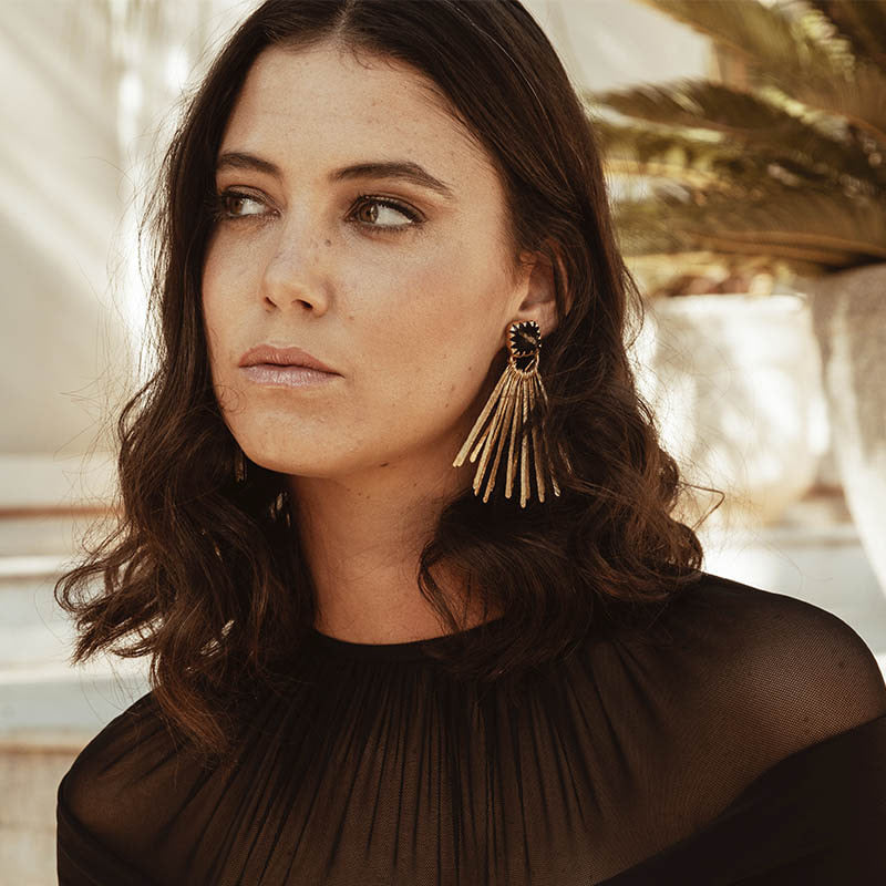 Pendientes Loreto Drusa Verde