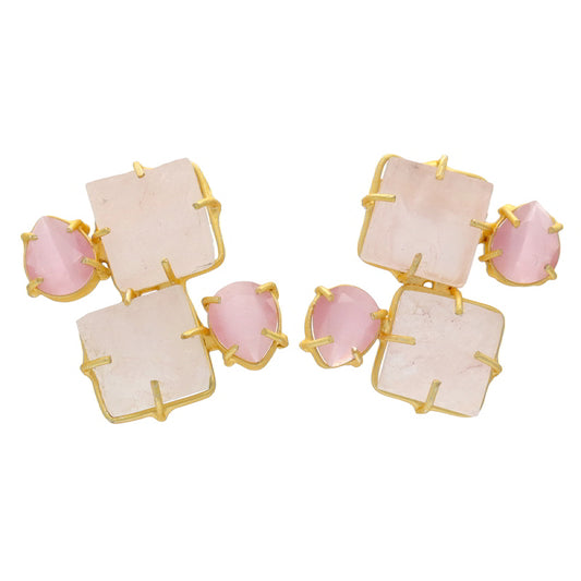 Pendientes Iuna Rosa