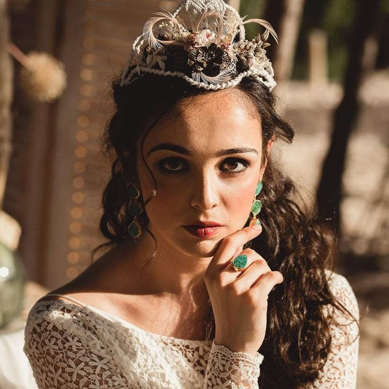 Anillo Formentera Drusa Verde