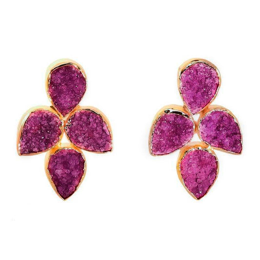 Pendientes Mairea Fucsia mo