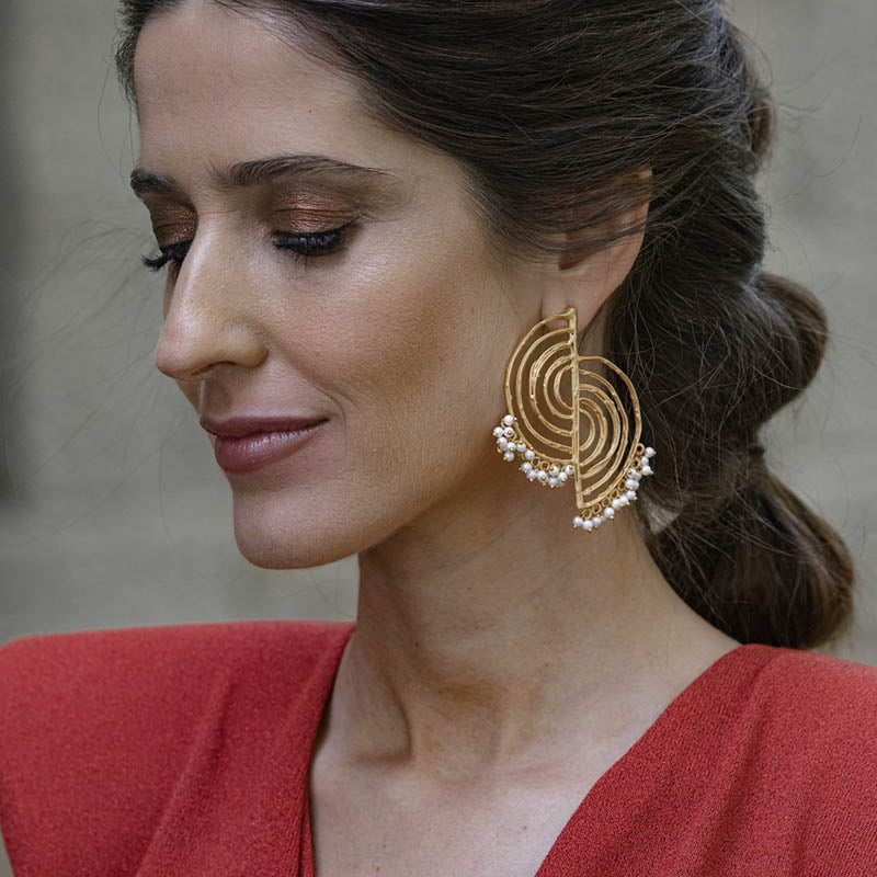 Pendientes Manglar Perlas