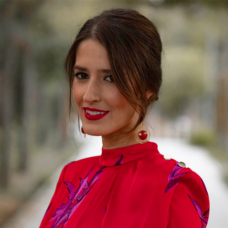 Pendientes Manuela Rojo