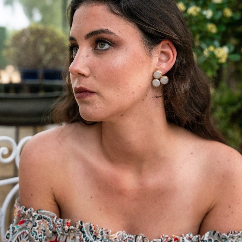 Pendientes Marina Perlas