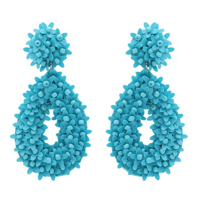 Pendientes Nagar Azul Turquesa