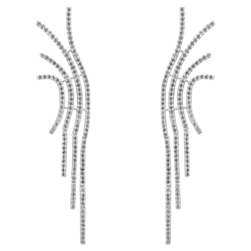Pendientes Paramount Plata Shine