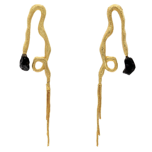 Pendientes Pipa Negro