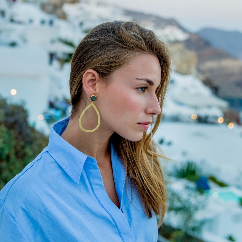 Pendientes Polaris Labradorita