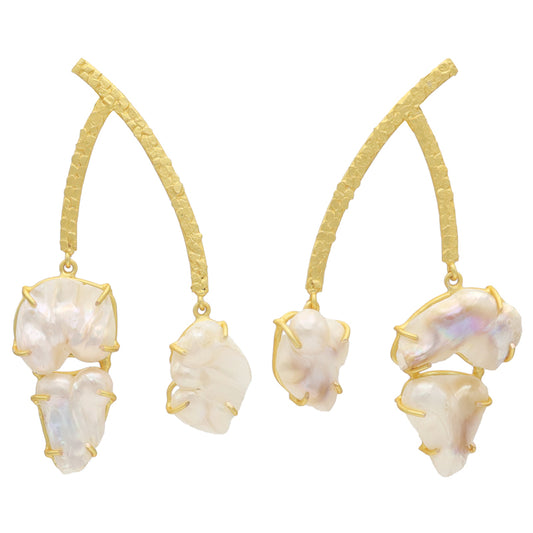Pendientes Scuttle Perlas