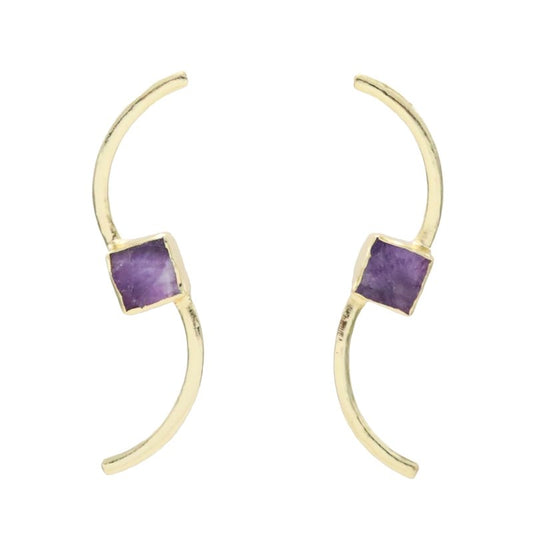 Pendientes Serendipia Morado