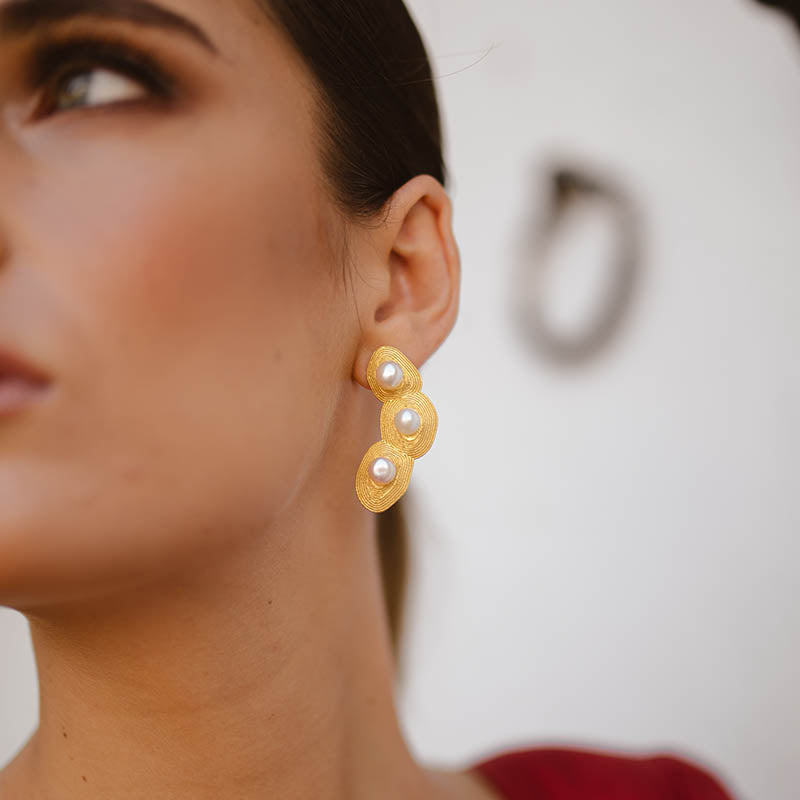 Pendientes Sérifos Perlas