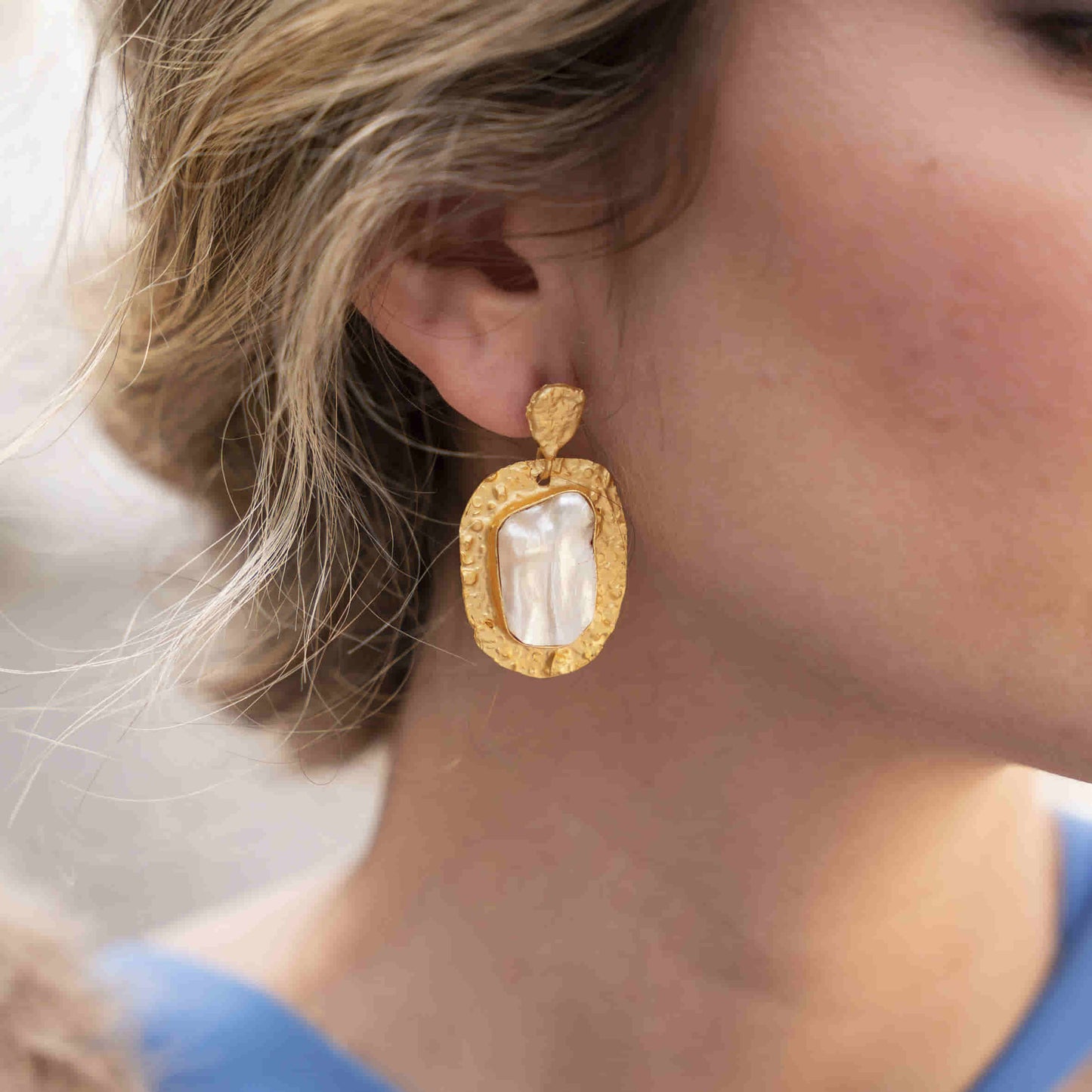 Pendientes Sipan Perla