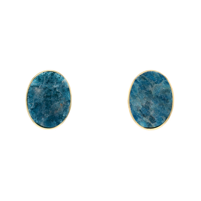 Pendientes Tillya Azul Apatite (de clip)