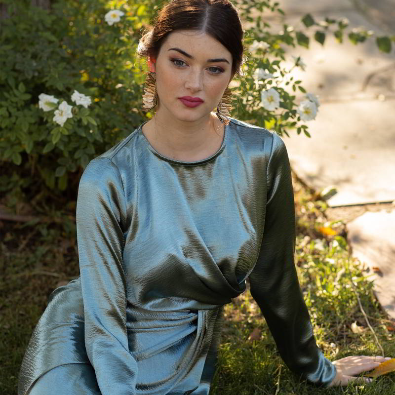 Pendientes Trogon Dorado