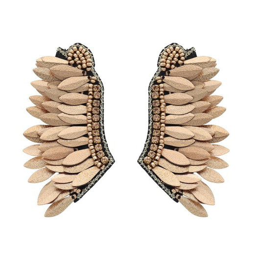 Pendientes Trogon Dorado