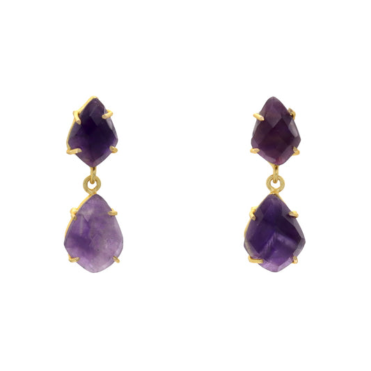 Pendientes Trovador Morado