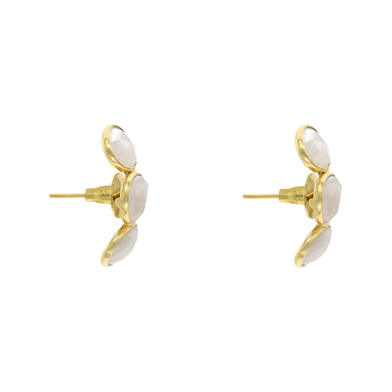 Pendientes Tube Piedra Lunar