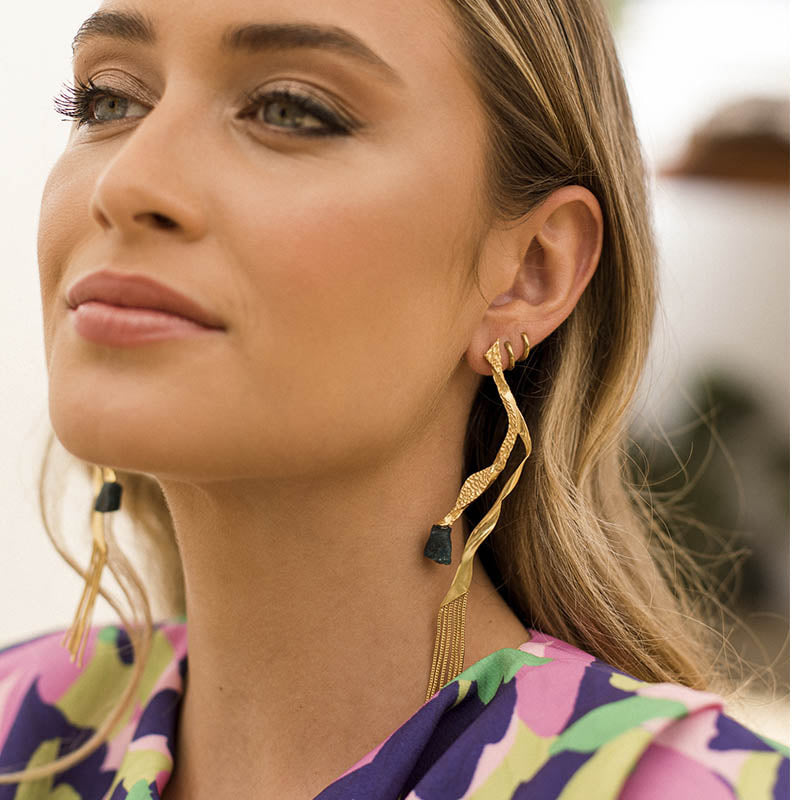 Pendientes Tunicata Azul