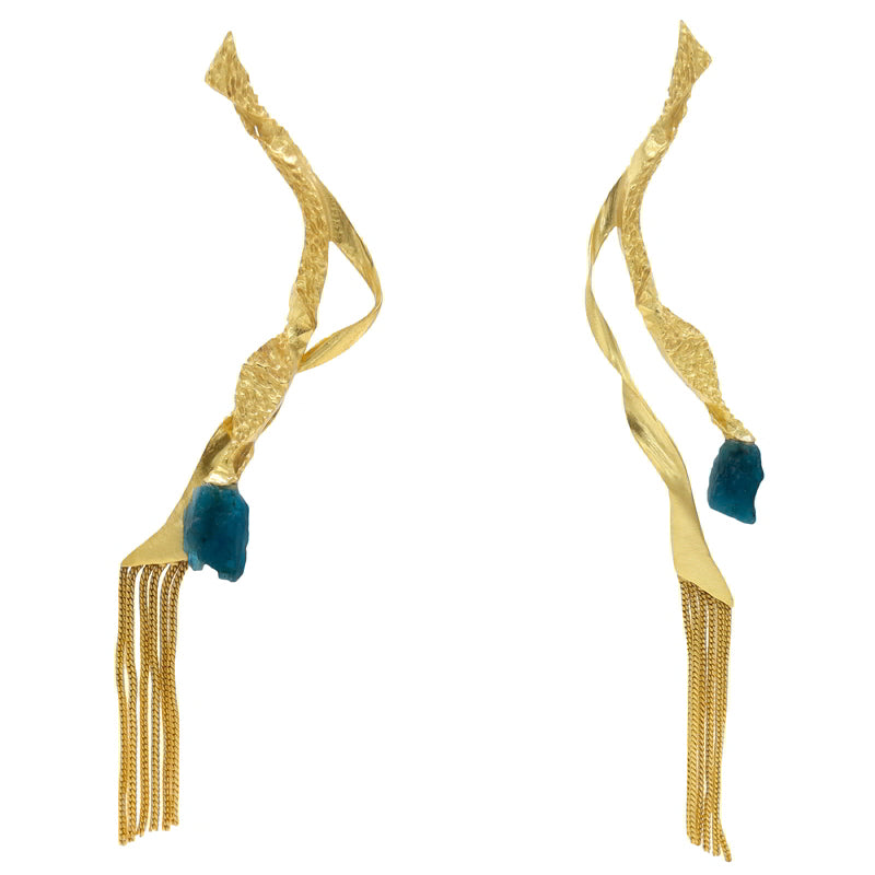 Pendientes Tunicata Azul
