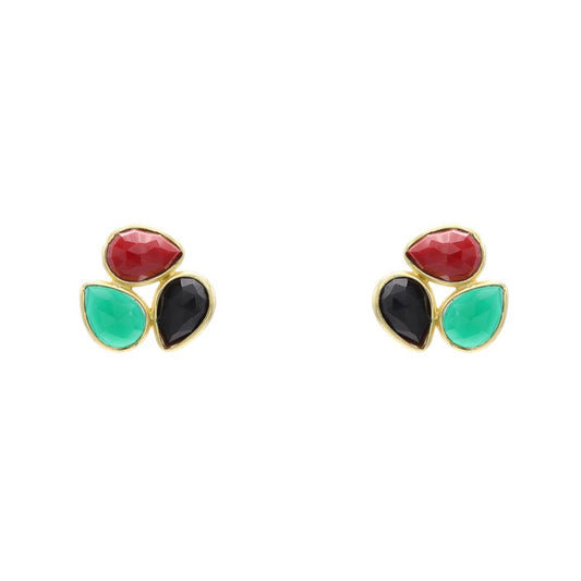 Pendientes Vega Rojo, Negro y Verde