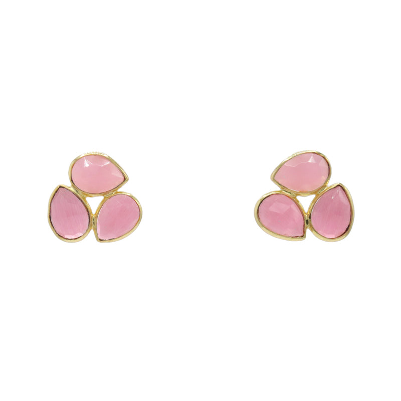 Pendientes Vega Rosa claro