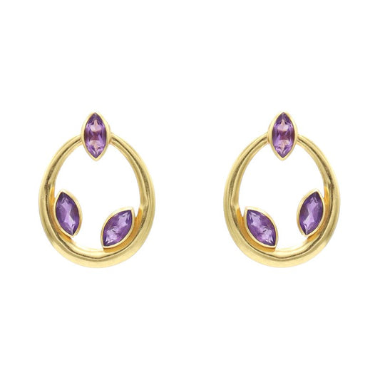 Pendientes Vera Morado