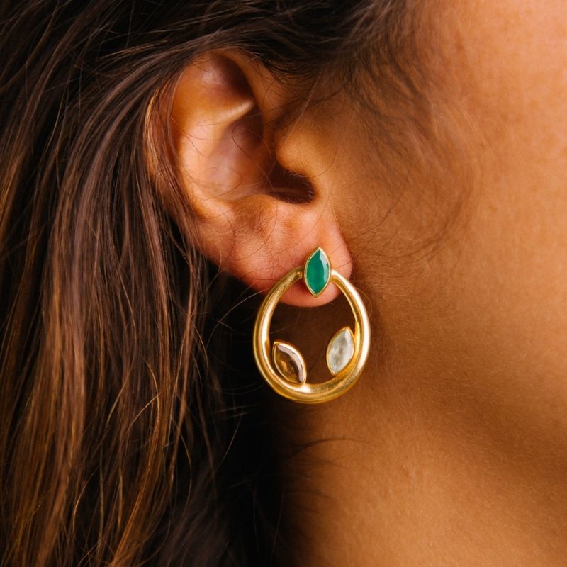 Pendientes Vera Verde