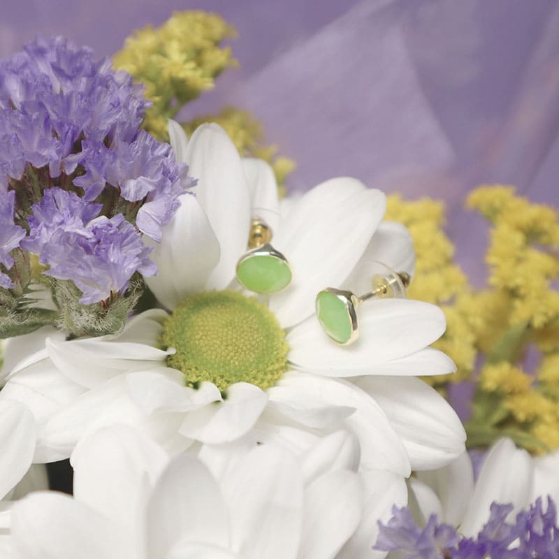 pendientes verde clarito día de la madre joyas Acus