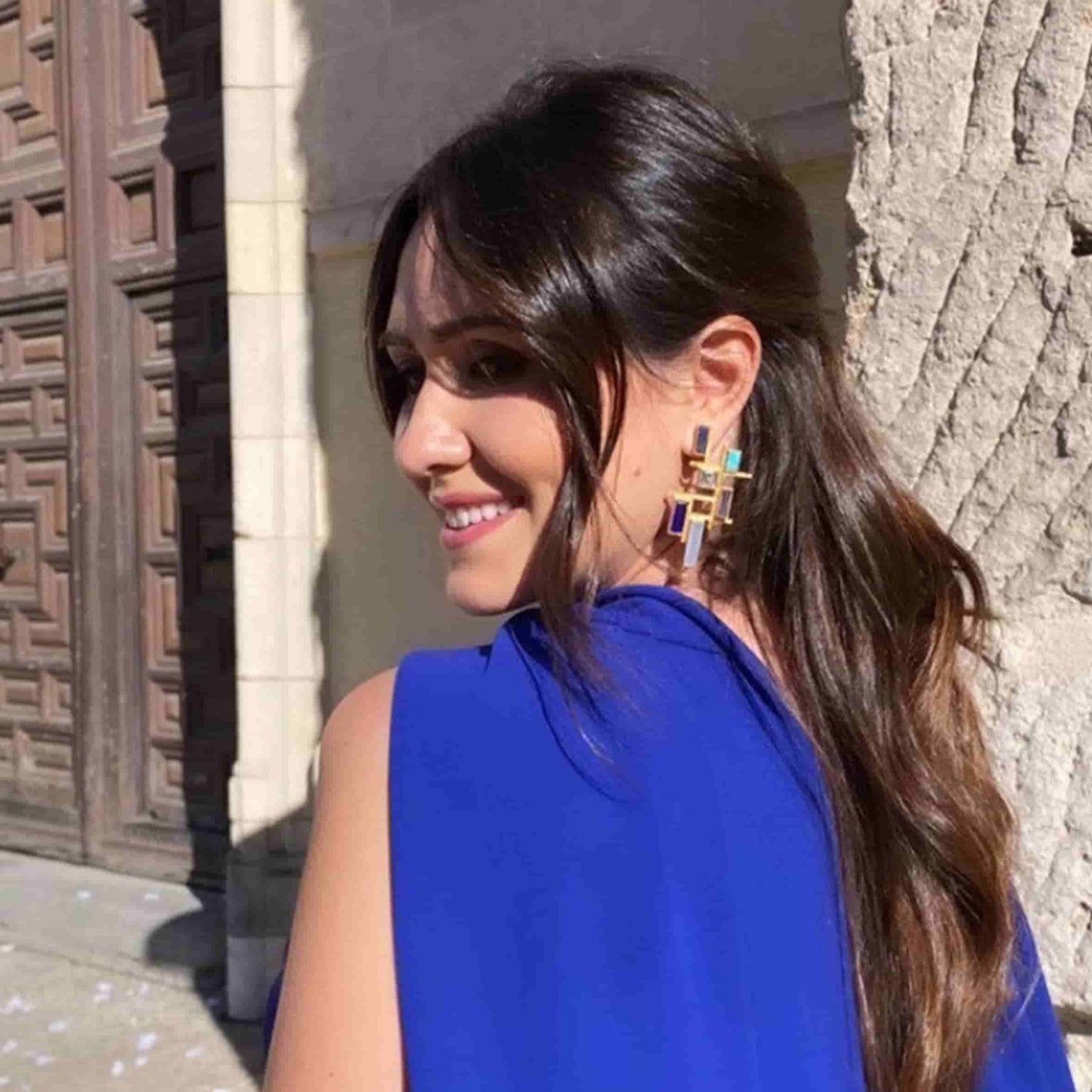 Pendientes Wanderlust Azules