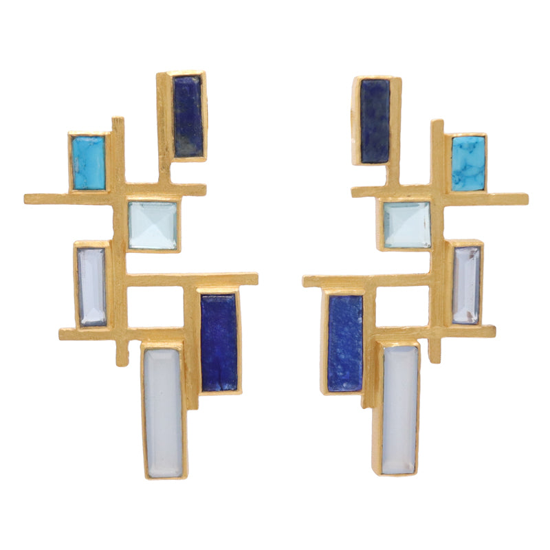 Pendientes Wanderlust Azules