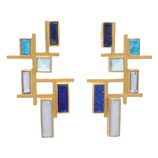 Pendientes Wanderlust Azules