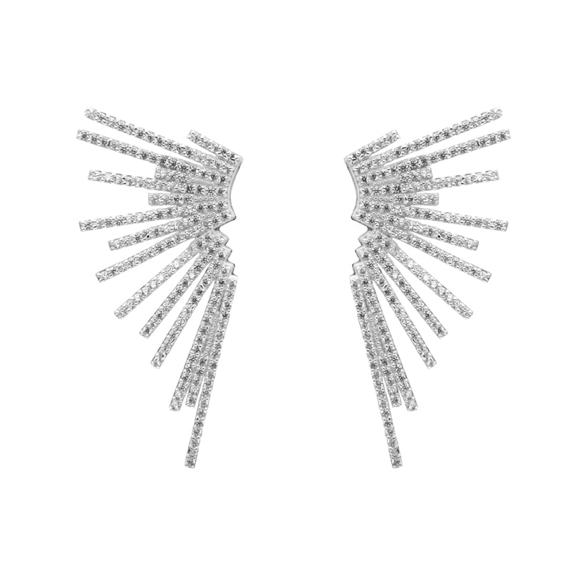 Pendientes Warner Plata Shine