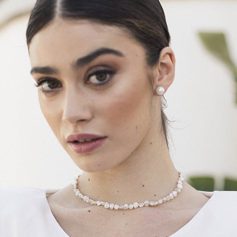 Pendientes Wisdom Desmontable Perlas