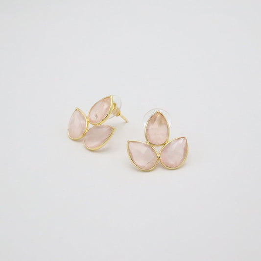 Pendientes Yoga Big Ed. Limitada Rosa cuarzo