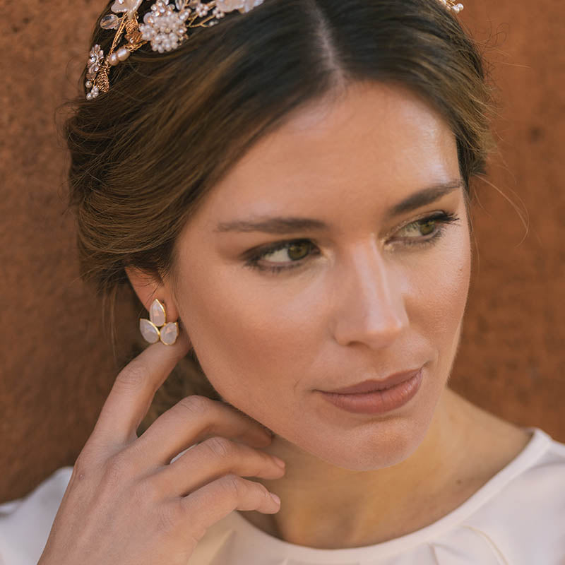 Pendientes Yoga Big Piedra Lunar