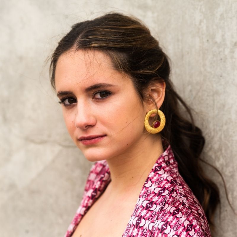 Pendientes Yugen Rubí