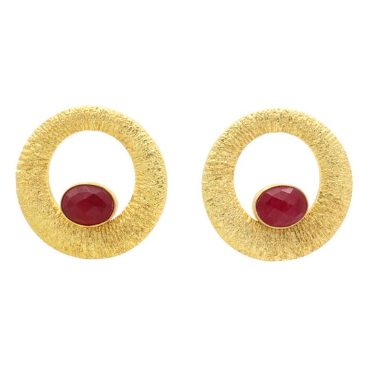 Pendientes Yugen Rubí