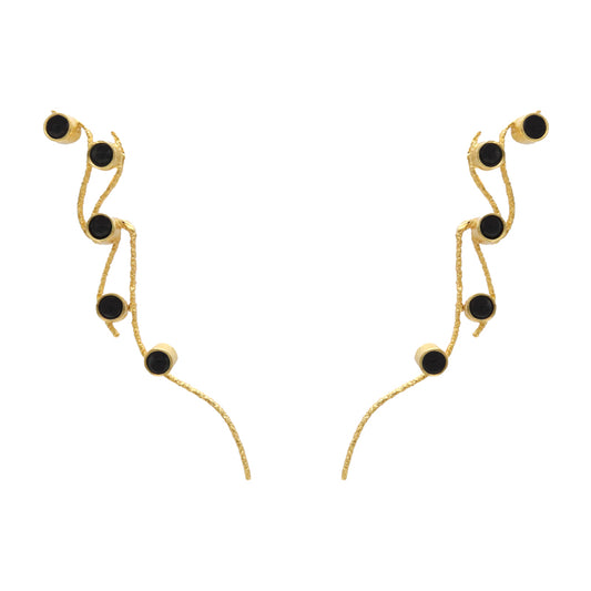 Pendientes Zadar Small Negro