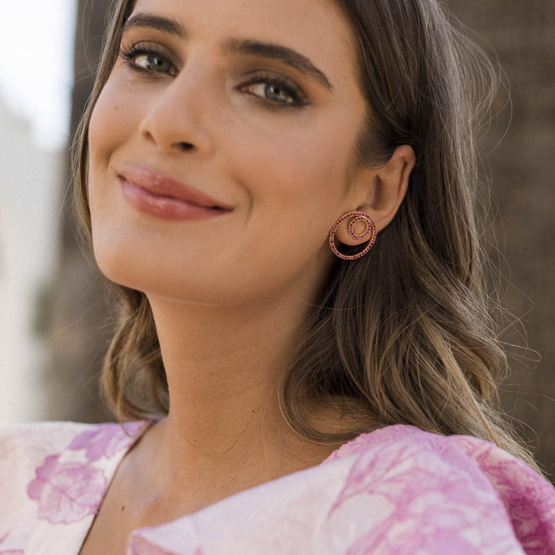 Pendientes Zukor Ed. Limitada Fucsia
