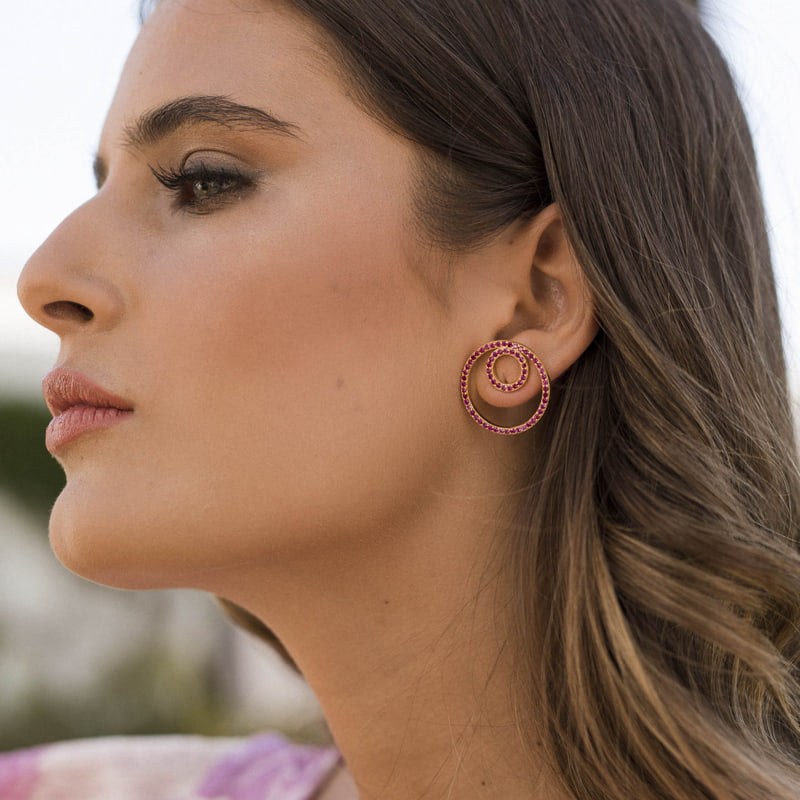 Pendientes Zukor Ed. Limitada Fucsia