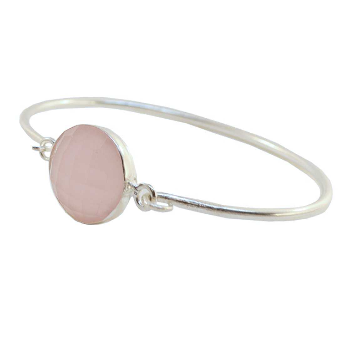 Pulsera Normandía Plata Rosa claro